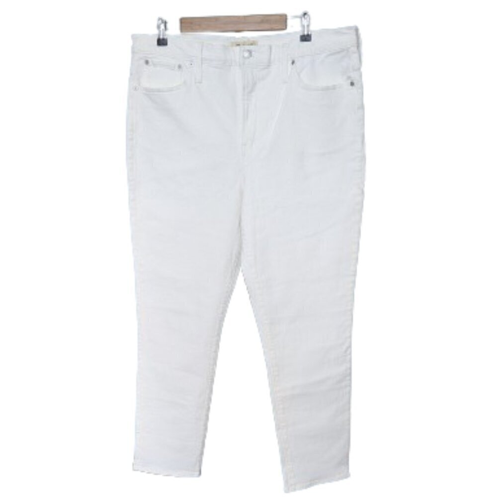 NWT Cream "Tile White" Madewell The Perfect Vintage Jean 33T
